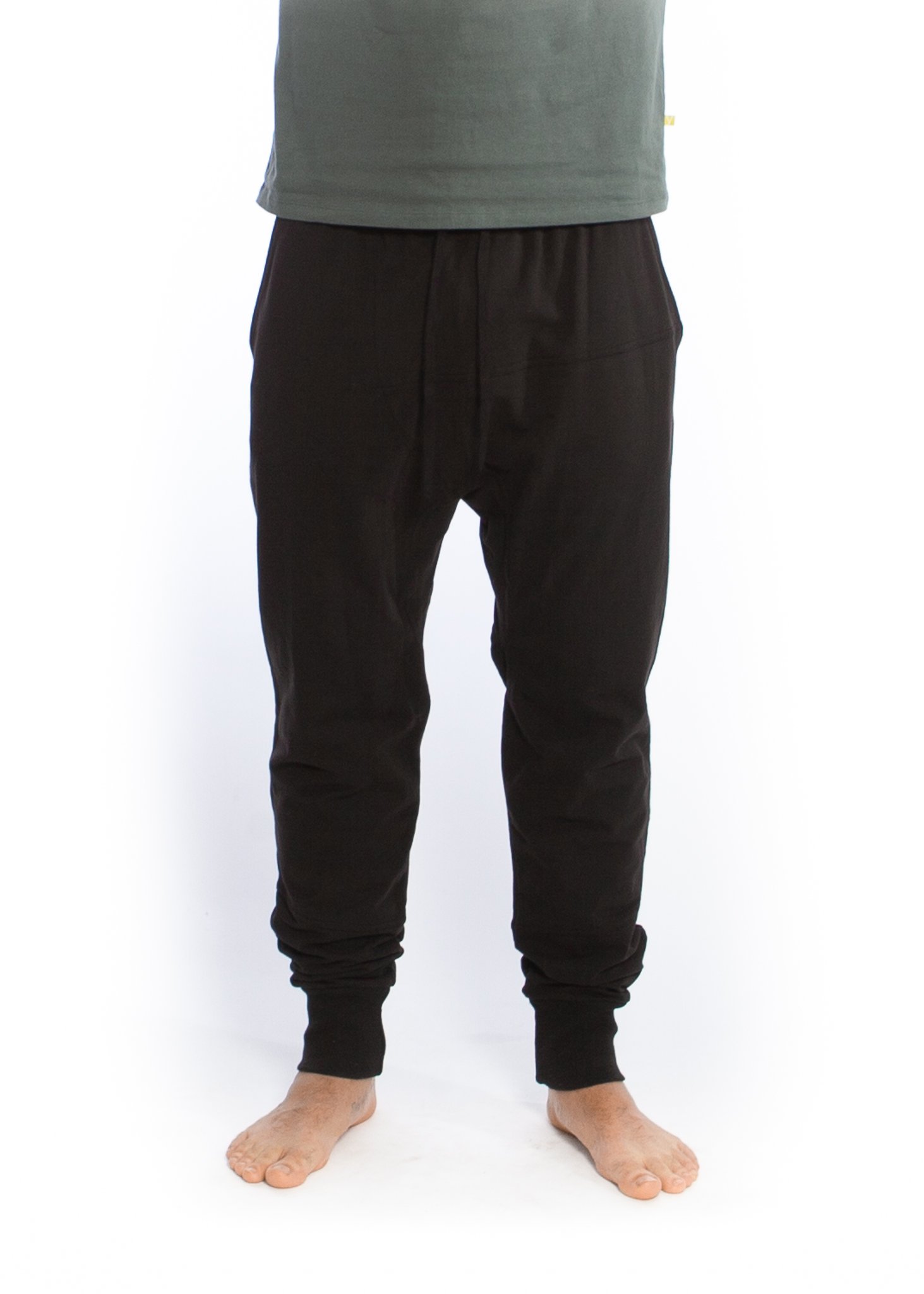 men-mudra-pants-black-01-front-JE18 Mudra Pants Masculine, Organic cotton YOGAMII (DK) - Bild 6