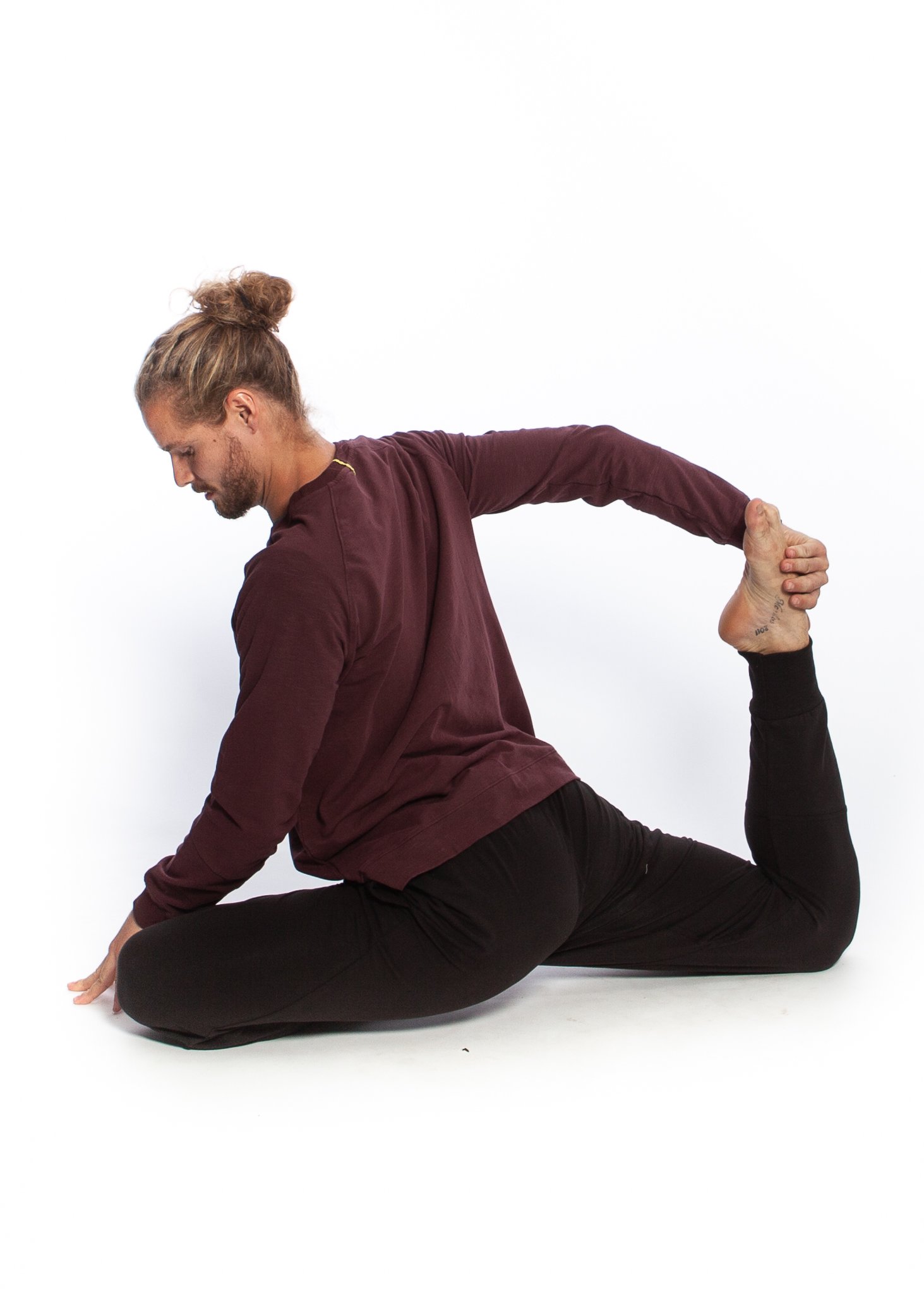 men-mudra-pants-black-05-detail-JE18 Mudra Pants Masculine, Organic cotton YOGAMII (DK) - Bild 11