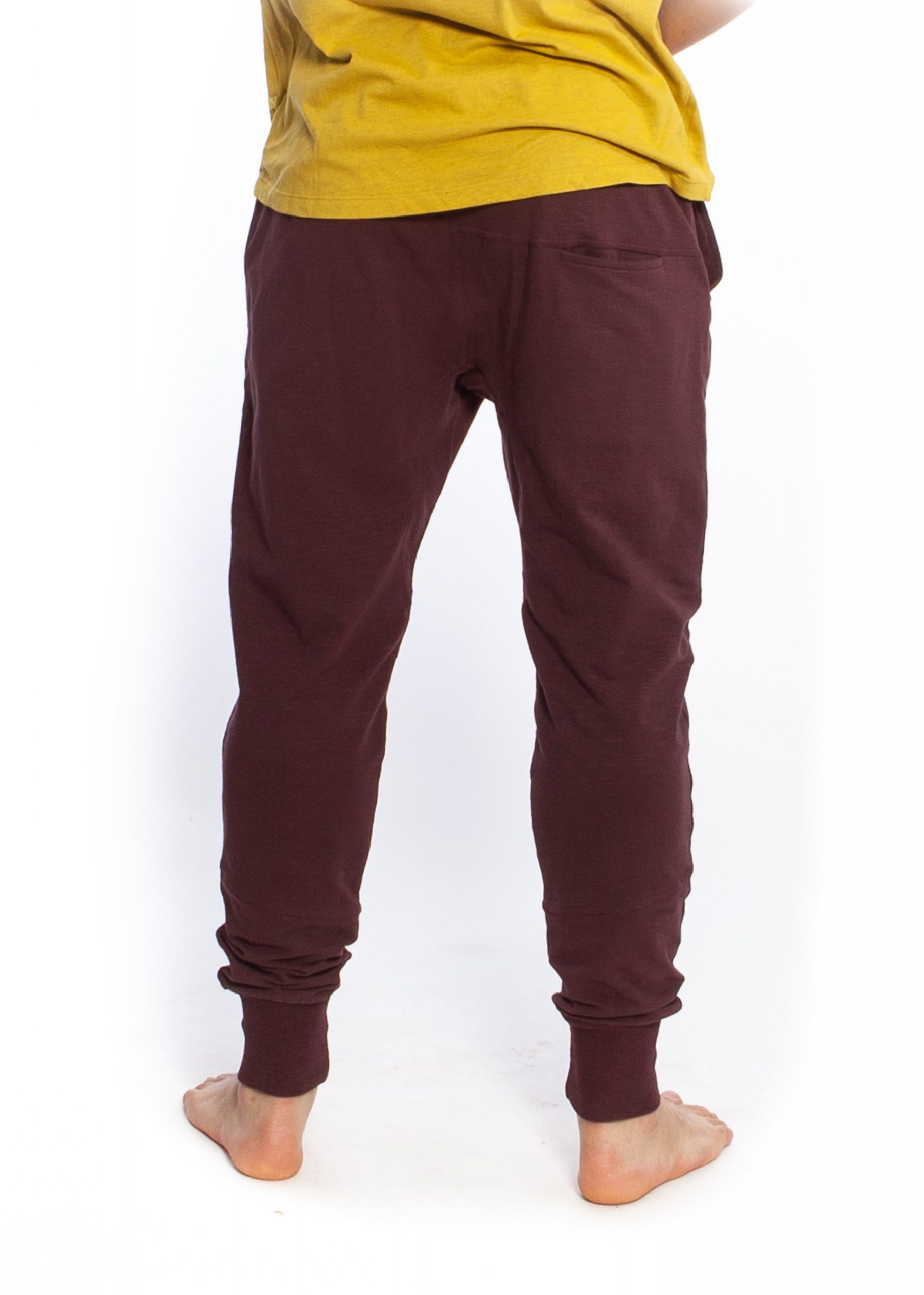 men-mudra-pants-darkplum-03-back Mudra Pants Masculine, Organic cotton YOGAMII (DK) - Bild 14