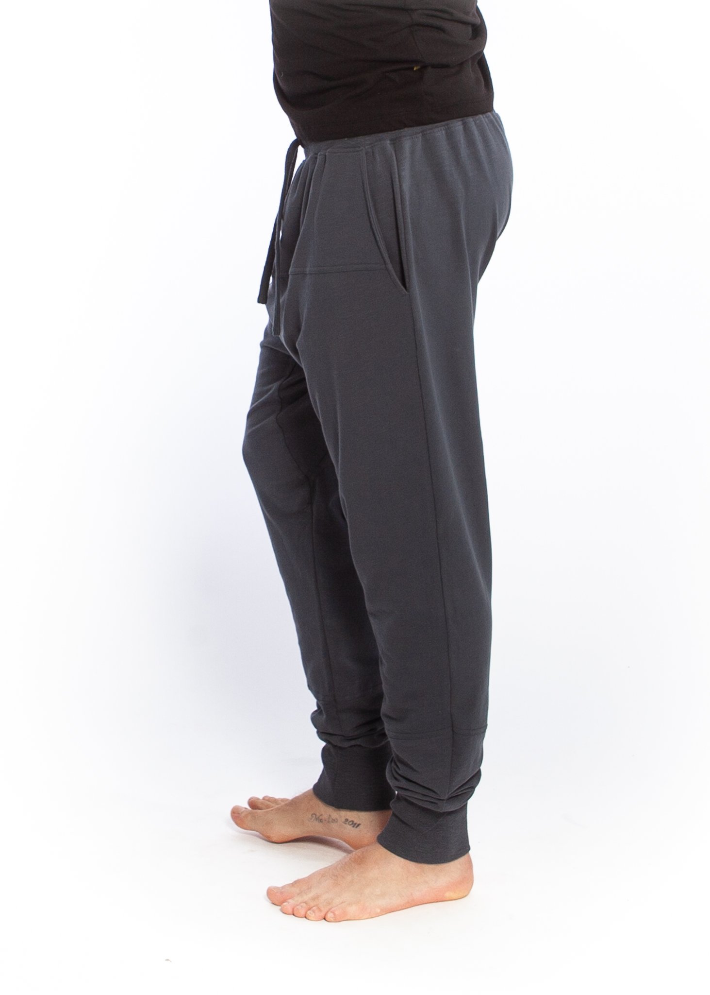 men-mudra-pants-dustyblue-02-side-JE18 Mudra Pants Masculine, Organic cotton YOGAMII (DK) - Bild 17