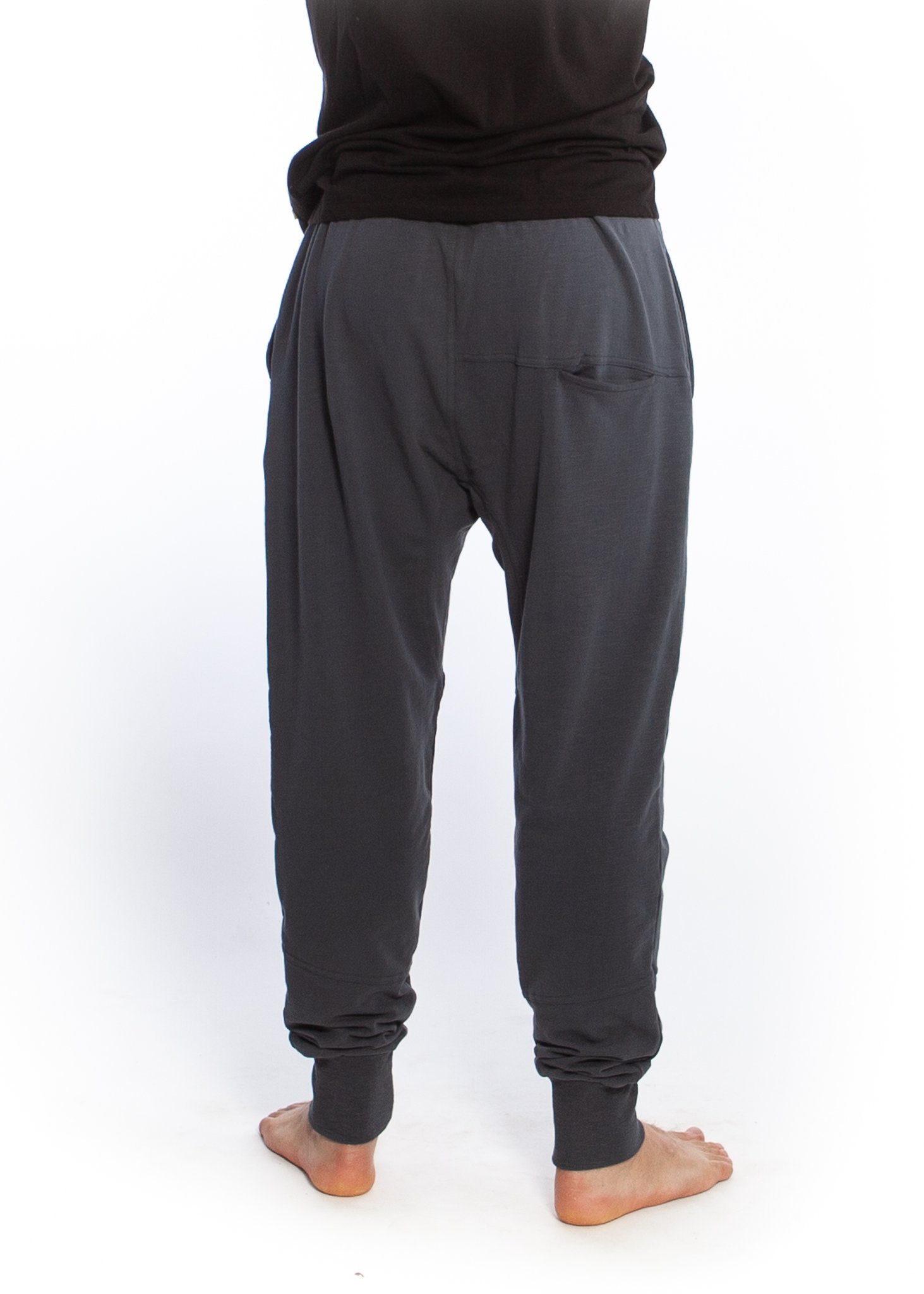 men-mudra-pants-dustyblue-03-back-JE18 Mudra Pants Masculine, Organic cotton YOGAMII (DK) - Bild 18